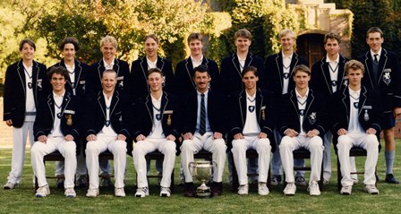 Boys 1st Cricket XI, 1995 APS Premiers.